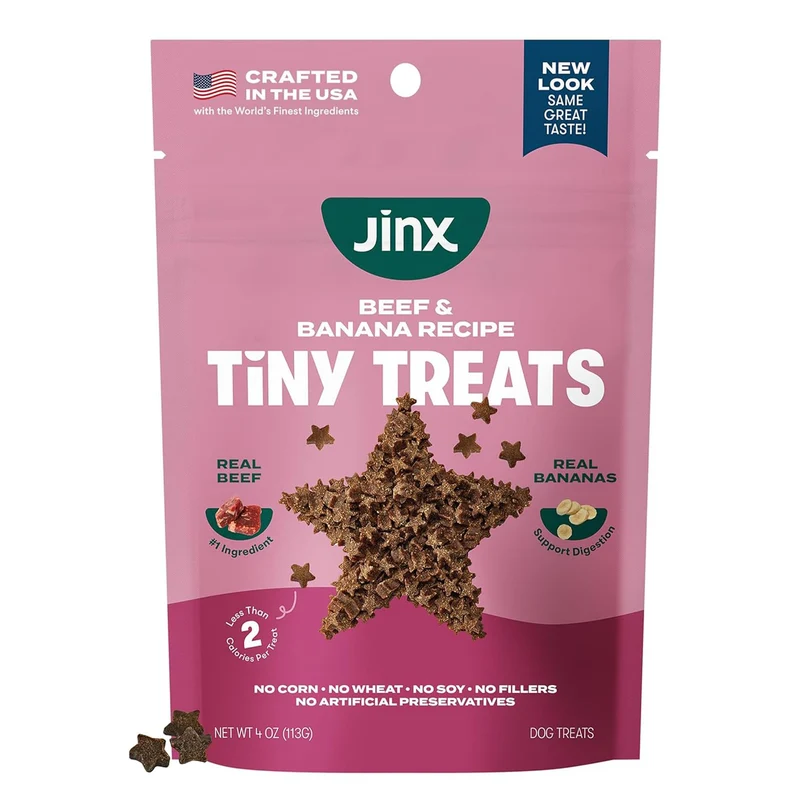 Jinx Friandises d'Entraînement au Bœuf pour Chien – Miniatures Naturelles et Faibles en Calories – 4 oz