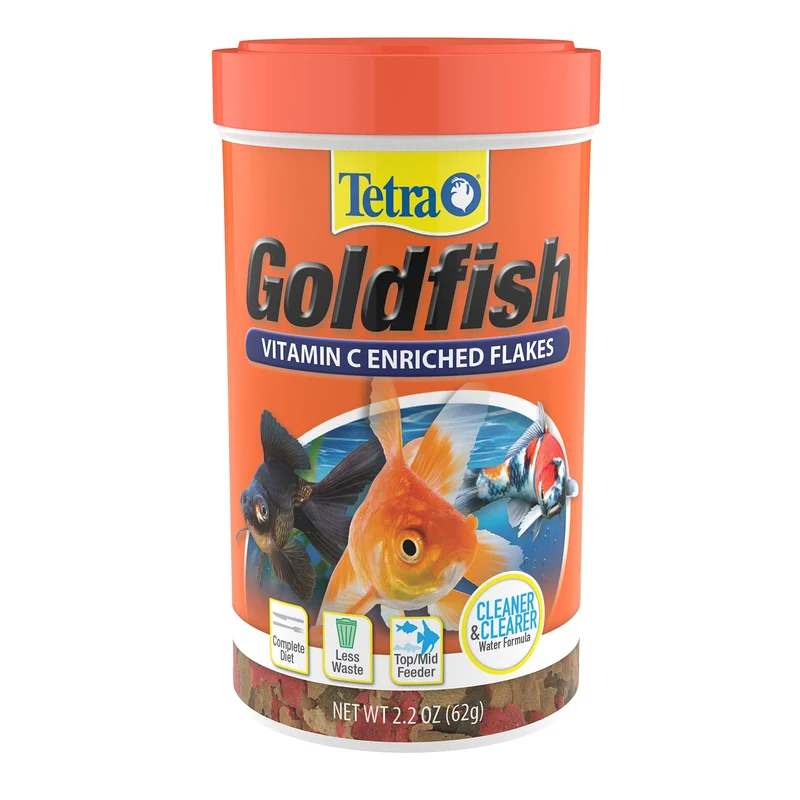 Tetra Goldfish Flakes – Alimentation équilibrée pour poissons rouges – ProCare & Vitamines – 2,2 oz