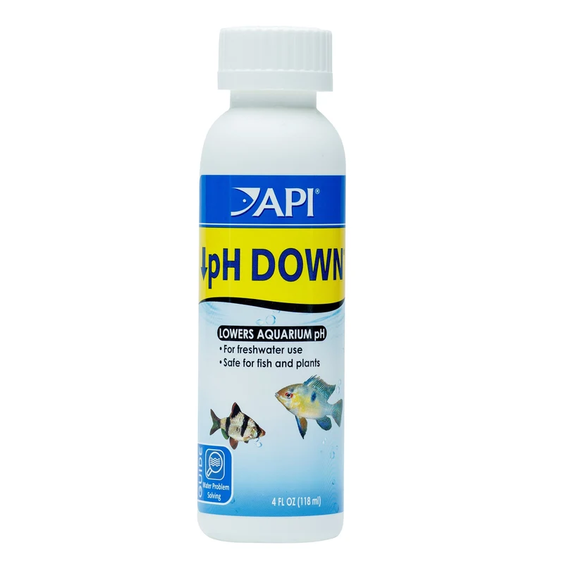 API pH DOWN Freshwater – Réduction du pH pour aquarium d’eau douce | Bouteille 4 oz
