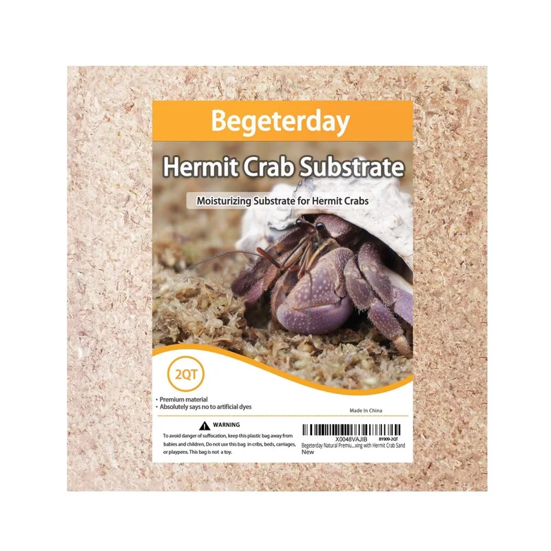 Begeterday Fibre de Mousse de Sphaigne Naturelle — Substrat Premium pour Crabes Hermites