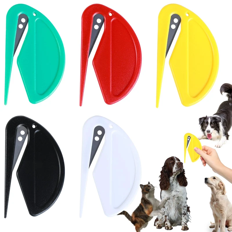 HeartfeltYIre – Lot de 5 peignes démêlants pour pelage moyen à long des chats et chiens
