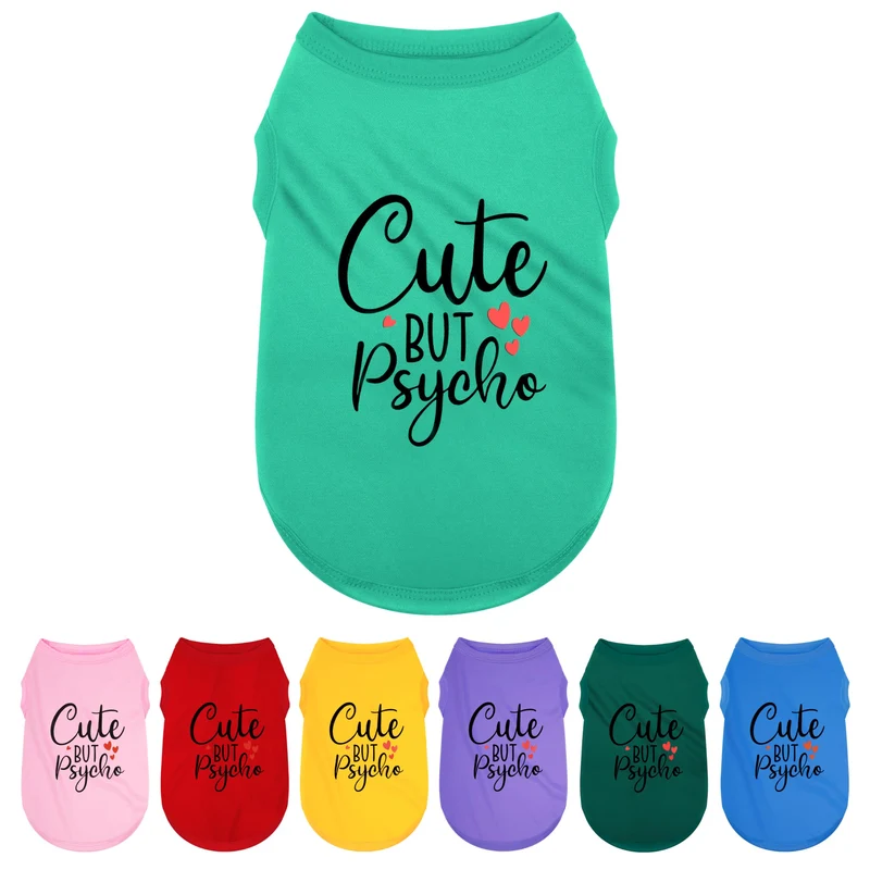 Paiaite Gilet-shirt pour chien en polyester turquoise — Léger et polyvalent