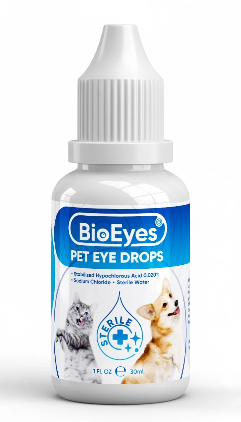 VIVAPEE BioEyes – Gouttes oculaires pour chiens, chats, chevaux et oiseaux, 30 ml – Recommandées par les vétérinaires