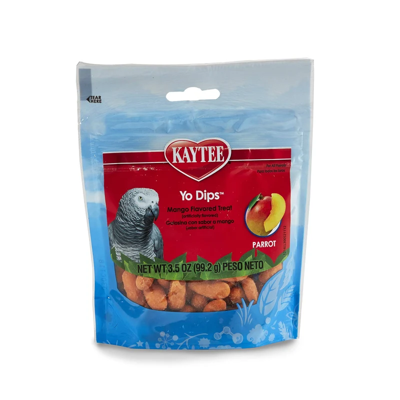 Kaytee Yo Dips Mangue – Friandise yaourt enrobé pour Perroquets, 3,5 oz