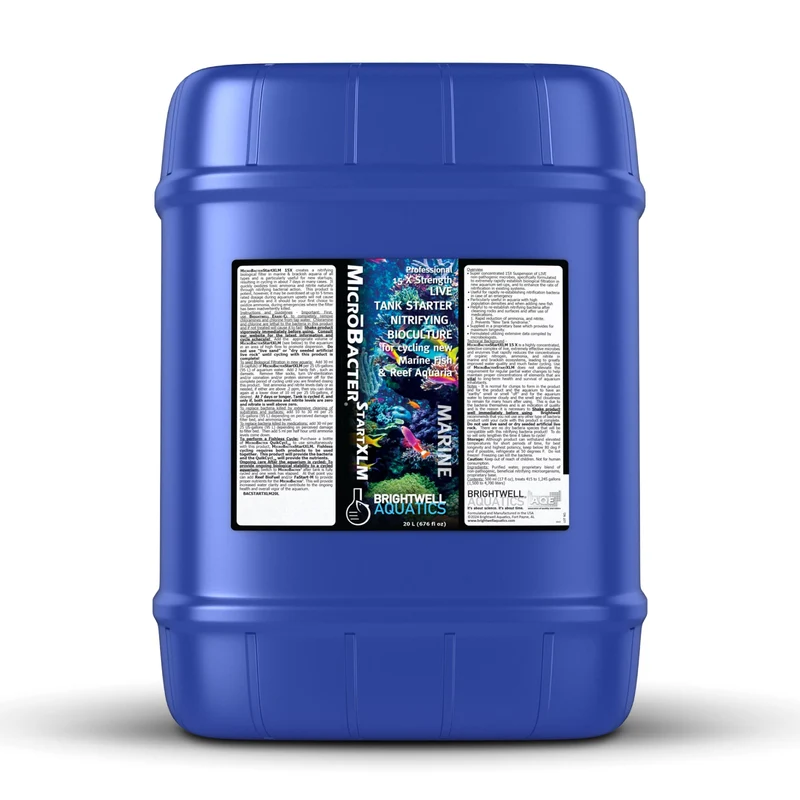 Brightwell Aquatics MicroBacter Start XLM – Démarrage rapide de la filtration biologique (5,28 gal)