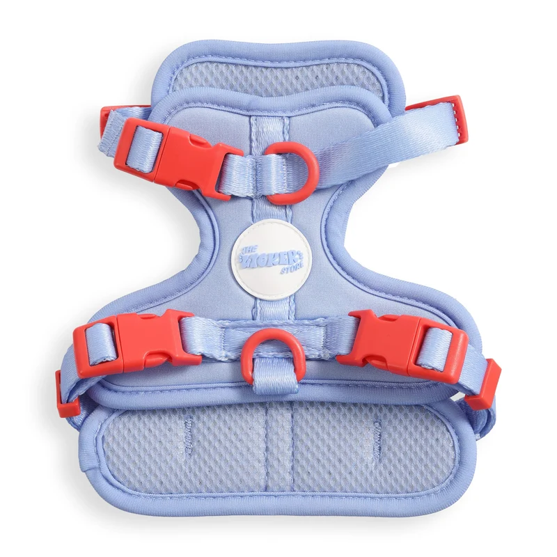 THE LICKER Store HNS1000E Harnais Extra Petit Doux et Ajustable Sans Tir – 3 Boucles et 3 Attaches, Sangria
