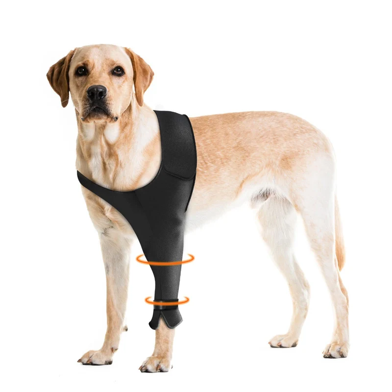 Pawfun Manchon de récupération pour patte avant gauche – Respirant, sans cône, taille 2XL