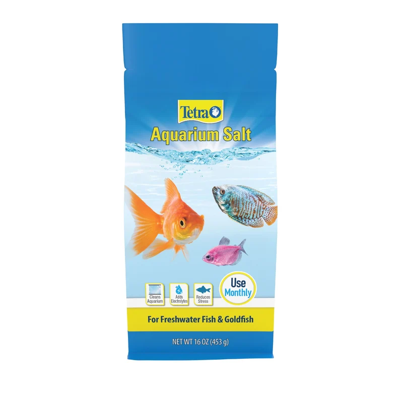 Tetra Sel d'Aquarium pour Poissons d’Eau Douce – 16 oz (450 g) | Pour aquariums tropicaux et poissons rouges