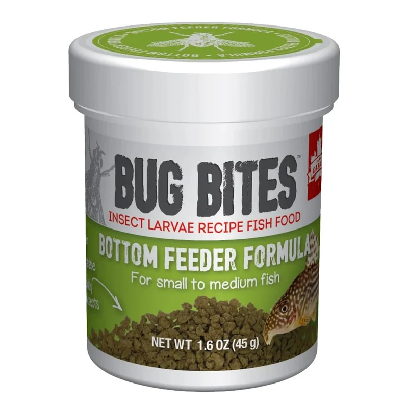 Fluval Bug Bites – Nourriture pour Poissons de Fond, Granulés 1,60 oz – A6586