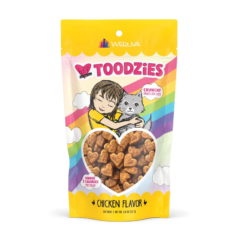 Weruva BFF Toodzies – Friandises croustillantes au poulet pour chat, 2 oz, sans céréales