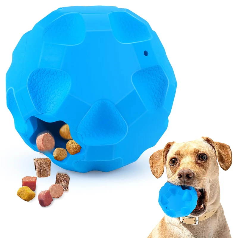 TROUSKAIG – Jouet distributeur de friandises pour chiens de grandes races, balle en caoutchouc