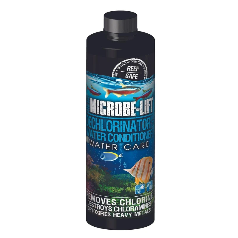 MICROBE-LIFT Déschlorinateur Plus – 4 oz, Déchloration et Conditionnement de l'Eau d'Aquarium