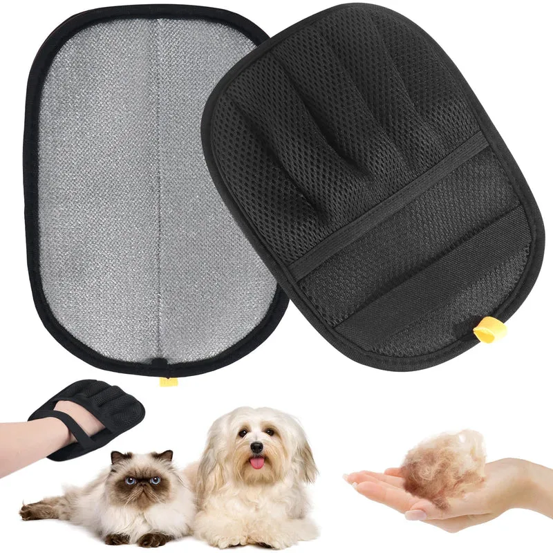 QWYXZZ Gants anti-poils – Lot de 2, Ramassage rapide des poils d’animaux sur canapé, voiture et vêtements