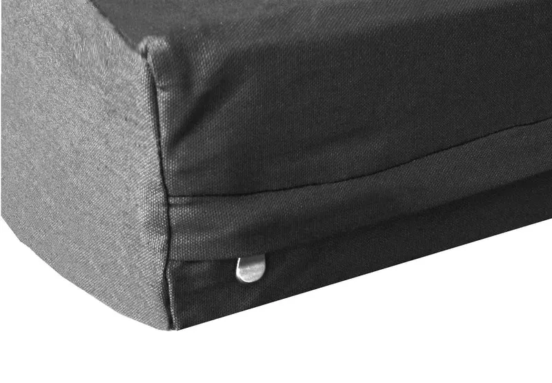 Dogbed4less Housse de remplacement en toile noire 55x37x4