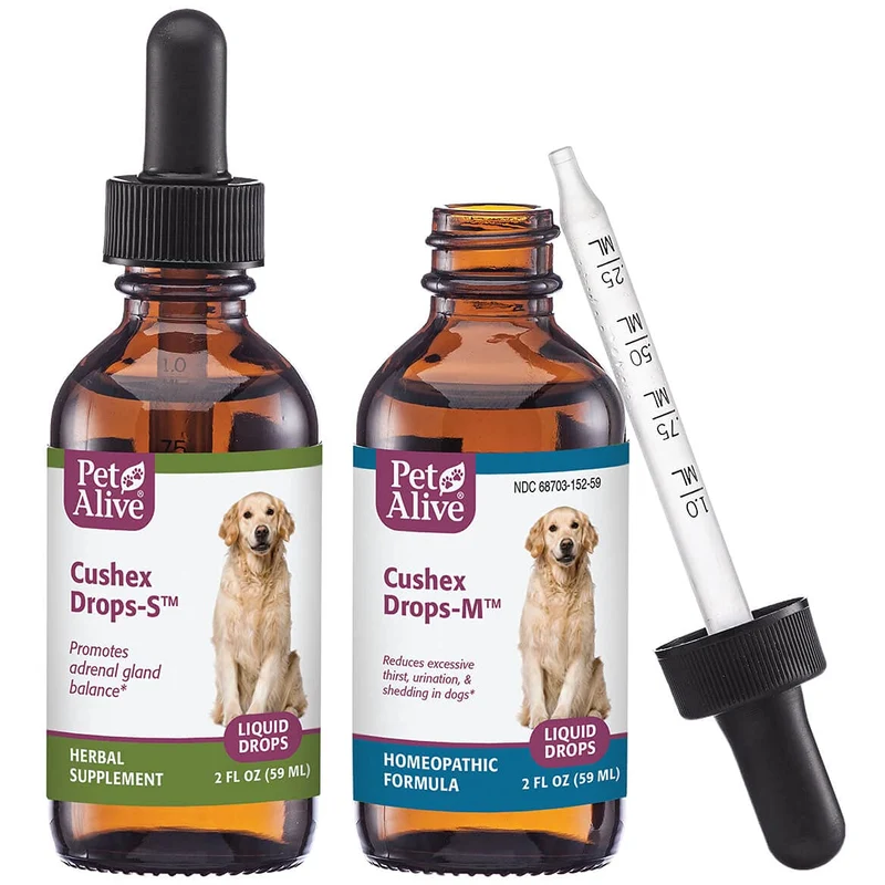 PetAlive Complete Cushex – Ensemble Complet pour l'Équilibre des Glandes Surrénales et le Soutien lié au Cushing