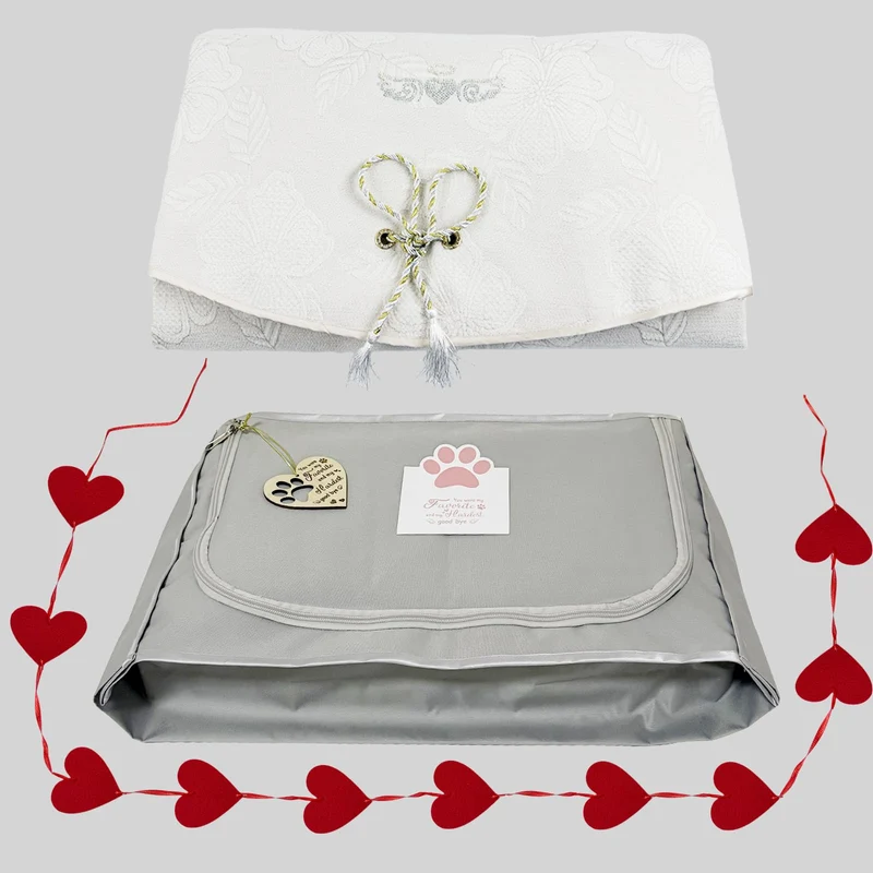 LZHTIME Sac d'inhumation pour animal — Kit écologique et respectueux (Bleu, M)