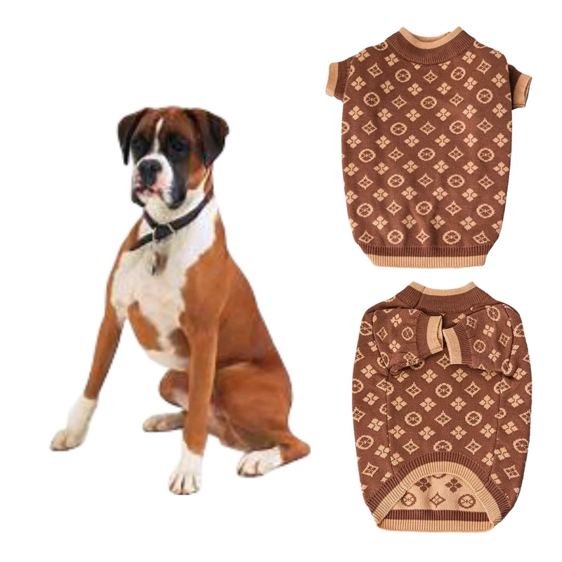 Everything Chic – Pull chien luxueux en maille douce, XS à L | Vêtement chic pour petits chiens