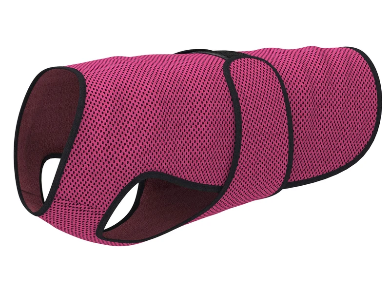 DOGZSTUFF Gilet Refroidissant pour Chien – Veste Évaporation Léger avec Protection UV pour Petits, Moyens et Grands chiens – Tissu Doux et Respirant (XL, Rose)