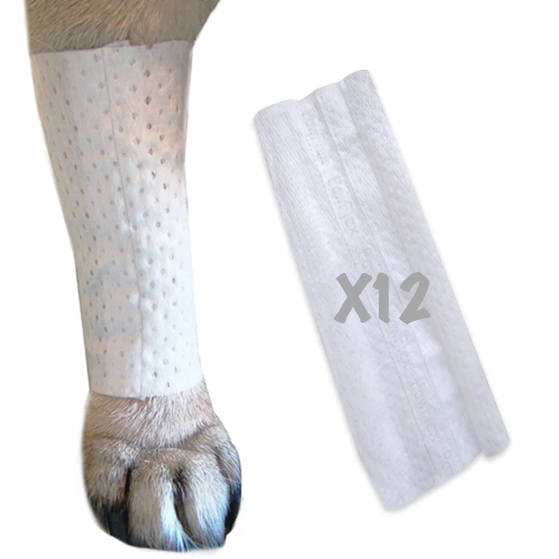 PawFlex Manchon Protecteur Tubulaire – Bandages Sans Adhésif pour Chiens et Animaux (Taille Extra Large, 12 Bandes)