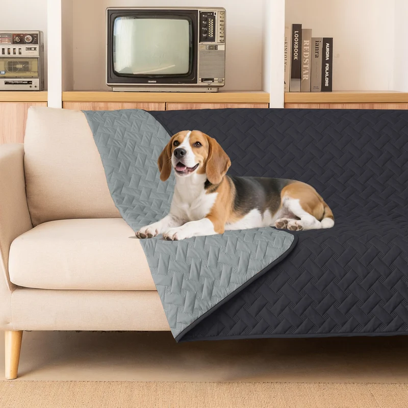 gogobunny Couverture chien et chat – Imperméable, double-face, 82x102 po | Protège canapé, lit et voiture