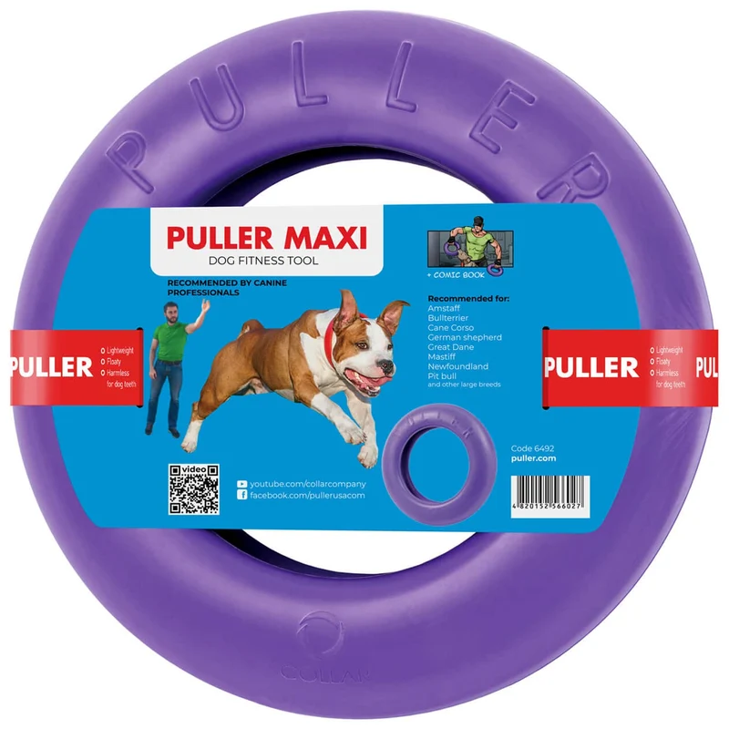 COLLAR Puller — Jouet Anneau Extérieur pour Chiens : Ramener, Tir et Jeux d’Extérieur