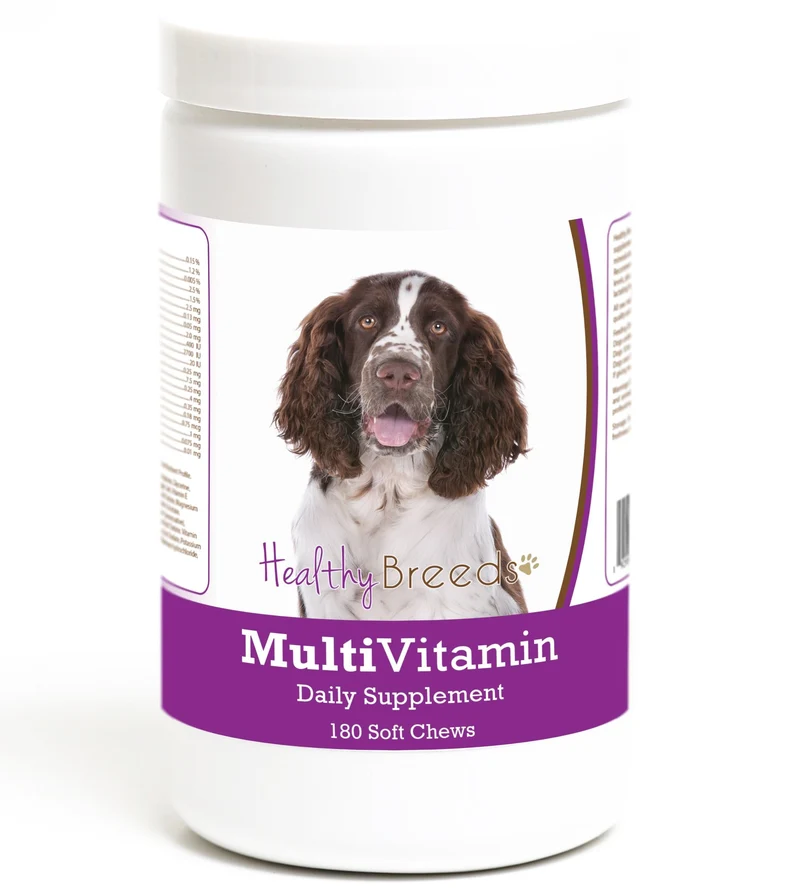 Healthy Breeds – Multivitamines molles pour chiens English Springer Spaniel, 180 bouchées