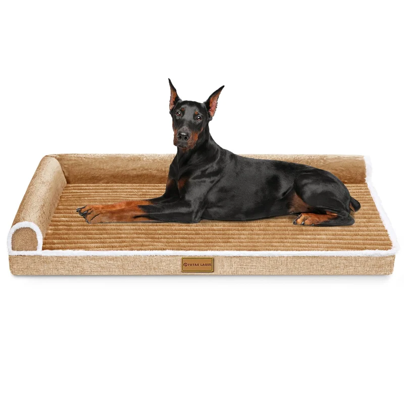 Lit Chien Orthopédique Patas Lague Jumbo 56x40 – Couchage Imperméable et Confort