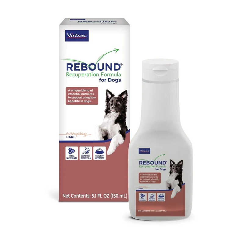 Virbac REBOUND® Récupération pour Chiens – Formule nutritionnelle, hydratation et digestion