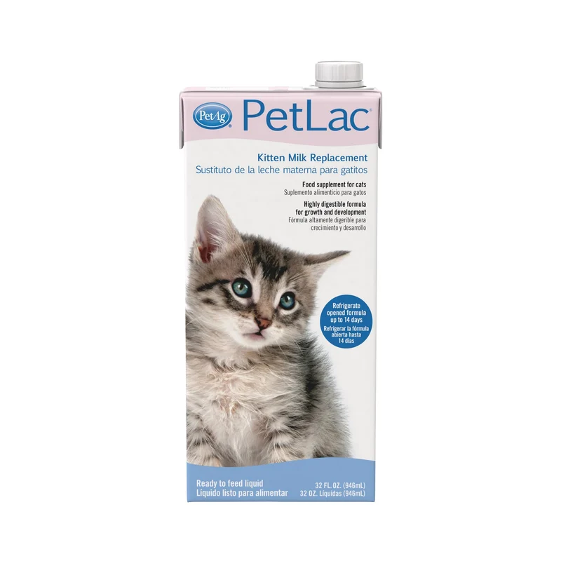 PetLac PetAg – Lait de remplacement prêt à servir pour chatons (0–6 sem.)