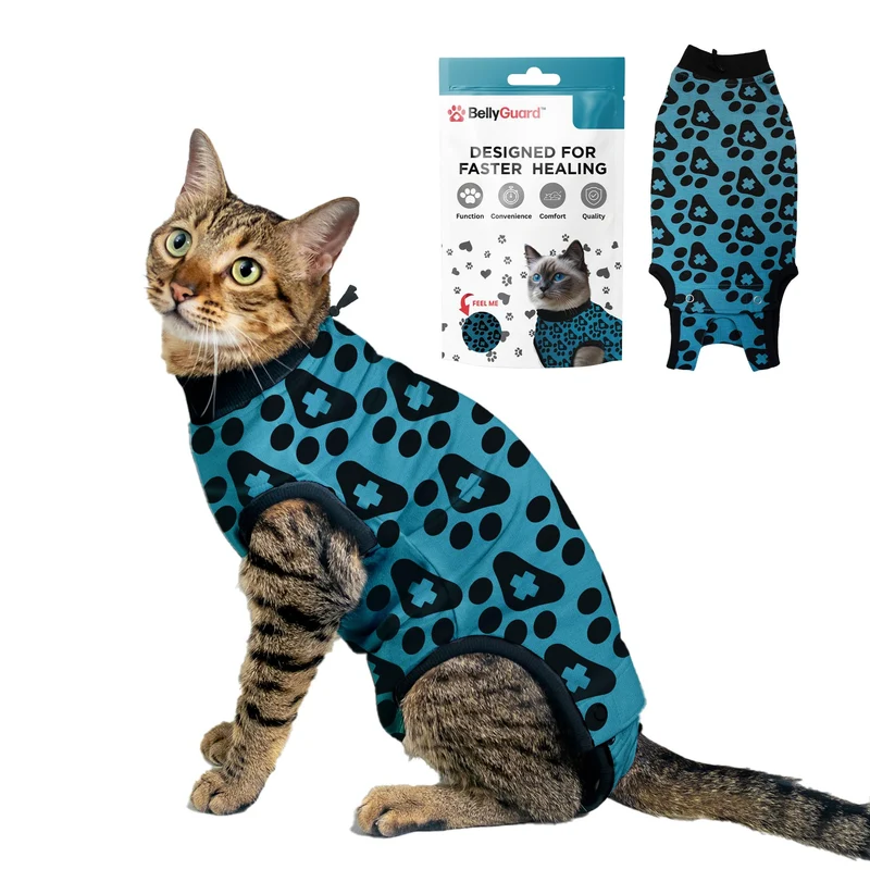 BellyGuard — Combinaison de récupération pour chats après chirurgie et stérilisation