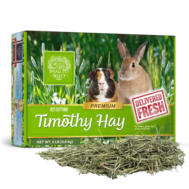 Small Pet Select Foin Timothy 1re Coupe – Foin naturel cultivé aux États‑Unis, 2 lb