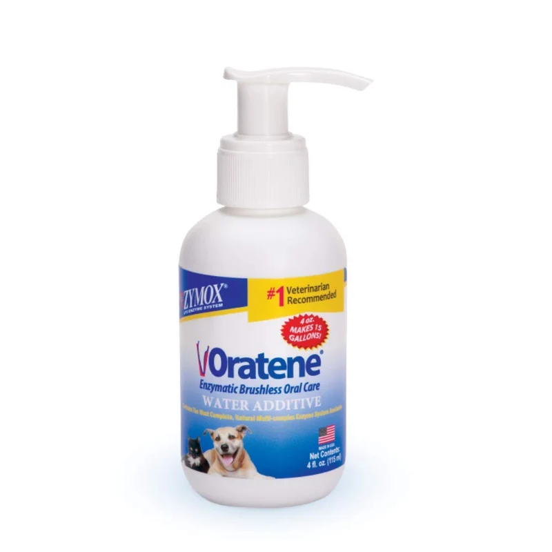 Zymox Oratene Additif Eau Buccale Enzymatique Sans Brosse - Pet King Brands, 4 oz