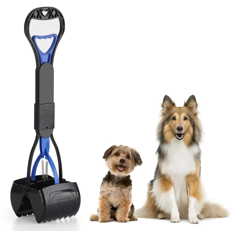PPOGOO Ramasse-Crottes Non Cassable avec Manche Long de 24,3 pouces – Pour Chiens et Chats