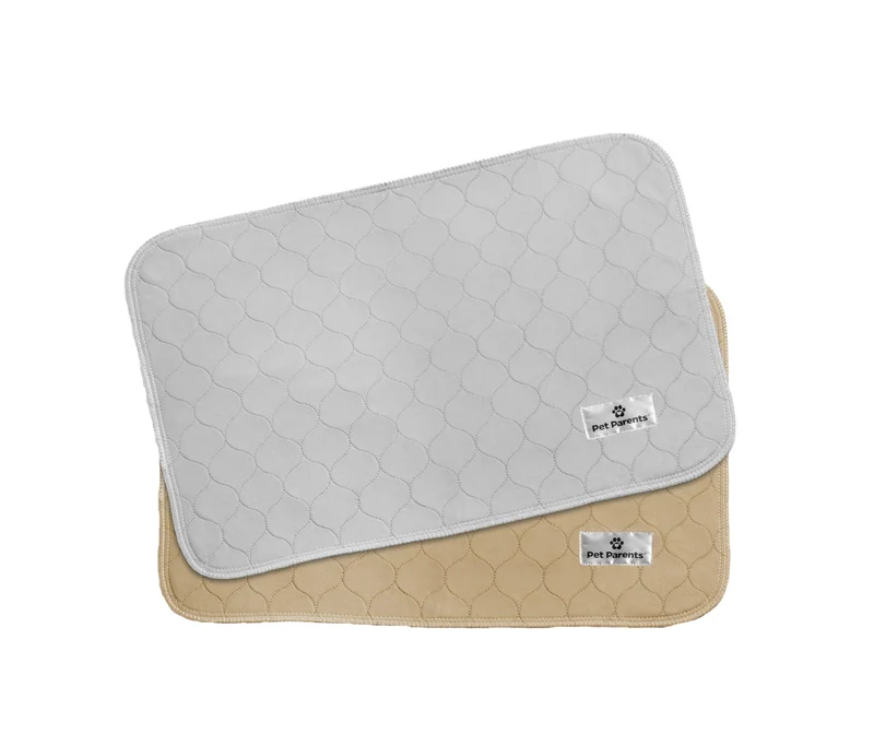 Pet Parents Pawtect Pads – Tapis lavables pour chiens 18x24 (2 pièces) | Tapis d’entraînement étanches et réutilisables