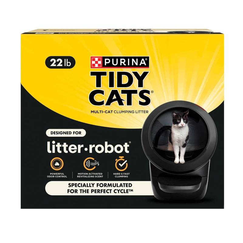 Purina Tidy Cats Litter-Robot – Litière agglomérante et contrôle d'odeurs