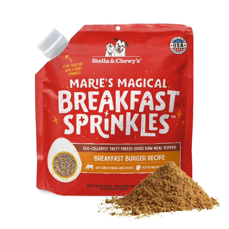 Stella & Chewy's Marie’s Magiques Garnitures du Petit-Déjeuner – Garniture lyophilisée pour chien, 7 oz
