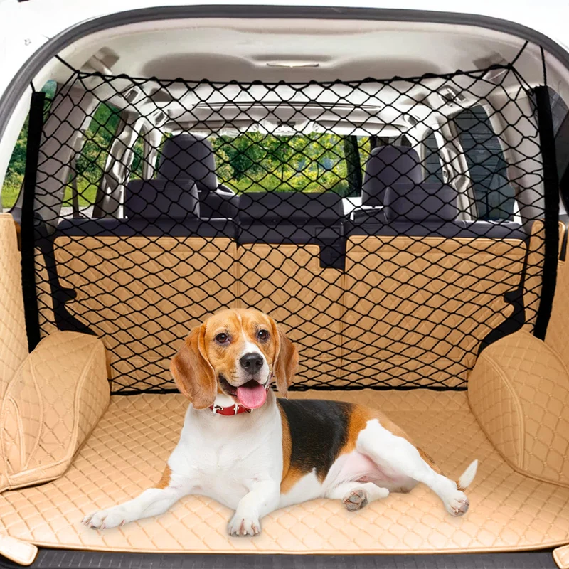 STARROAD-TIM Barrière pour Chien Auto — Filet Maillage Séparation Sièges Arrière et Coffre