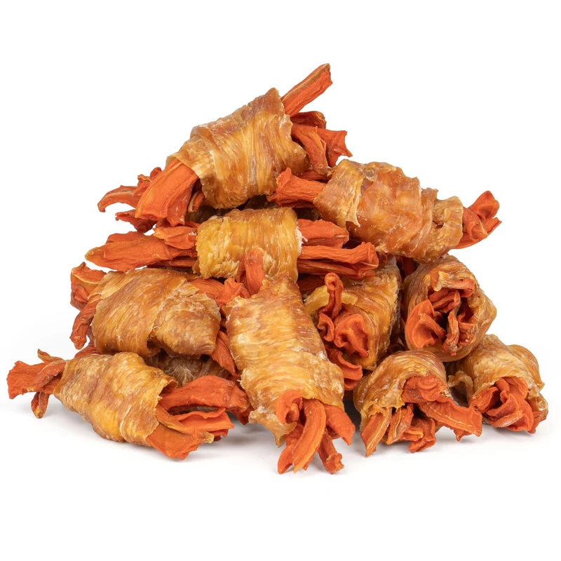 MON2SUN Friandises Sans Cuir — Poulet et Carotte pour Petits Chiens, 15 Pièces (10,6 oz)