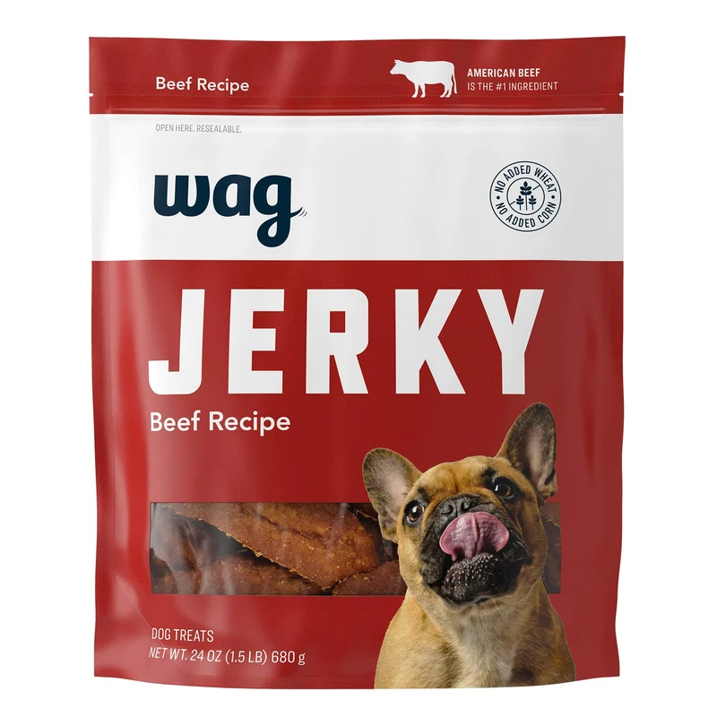 WAG Friandises Séchées au Bœuf – Douces et Tendres – Recette Américaine (680 g) – Fabriqué aux États-Unis