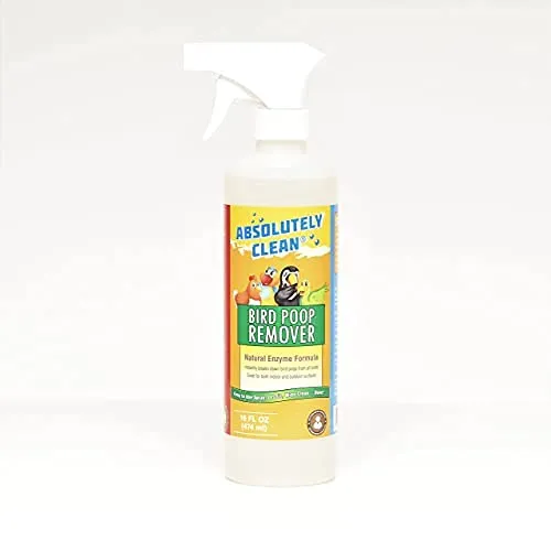 Absolutely Clean – Nettoyant spray pour crottes d'oiseaux — Nettoie rapidement, sans traces, intérieur/extérieur — Fabriqué aux États-Unis