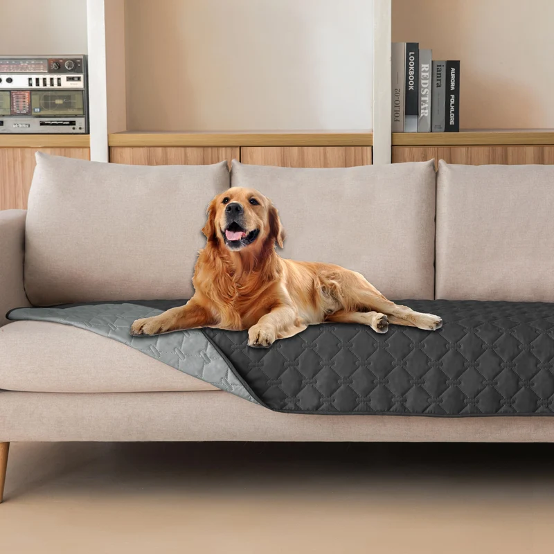 gogobunny Couverture pour chien double-face étanche 30x80 pouces – Protection meubles et voiture
