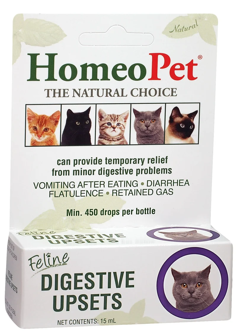 HomeoPet – Troubles digestifs félins, soutien naturel pour chats (15 ml)