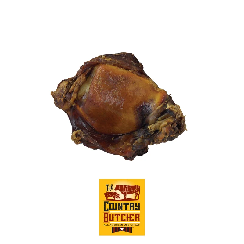 THE COUNTRY BUTCHER Os de genou de bœuf – Mâches durables pour tous les chiens, 5 pièces, fabriqué aux États-Unis