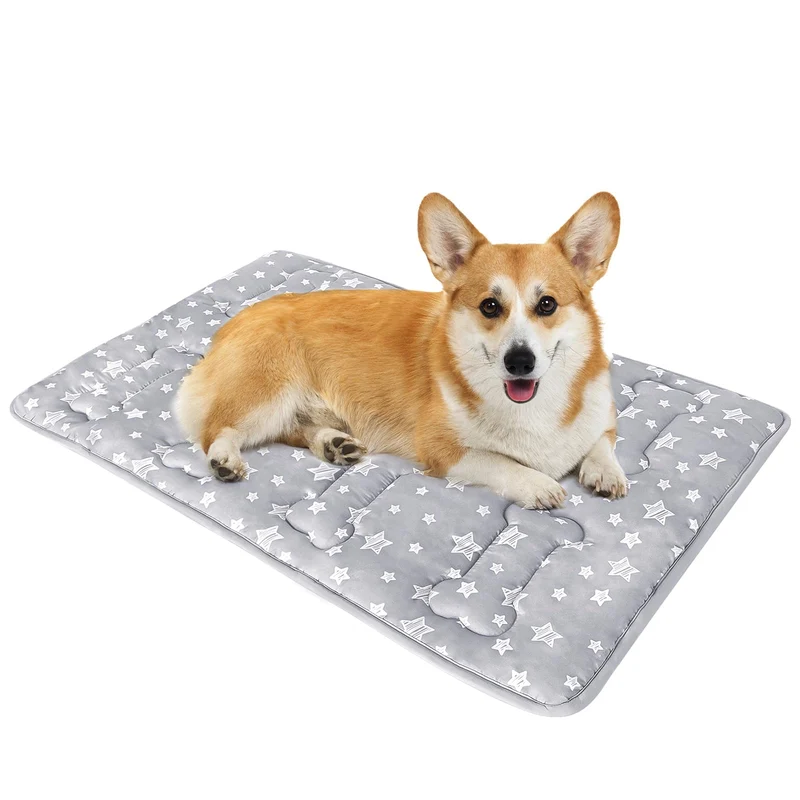 Moonsea Tapis de caisse pour chien 30 x 19 pouces — Coussin doux personnalisable, antidérapant et lavable en machine