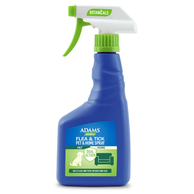 ADAMS Botanicals Spray Puces et Tiques pour Chiens et Chats – 16 oz