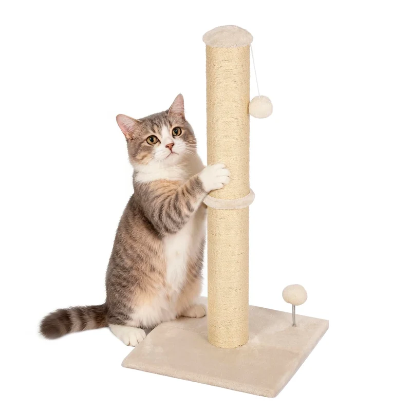 FDW Arbre à Gratter pour Chat 33 Pouces – Sisal Naturel Beige