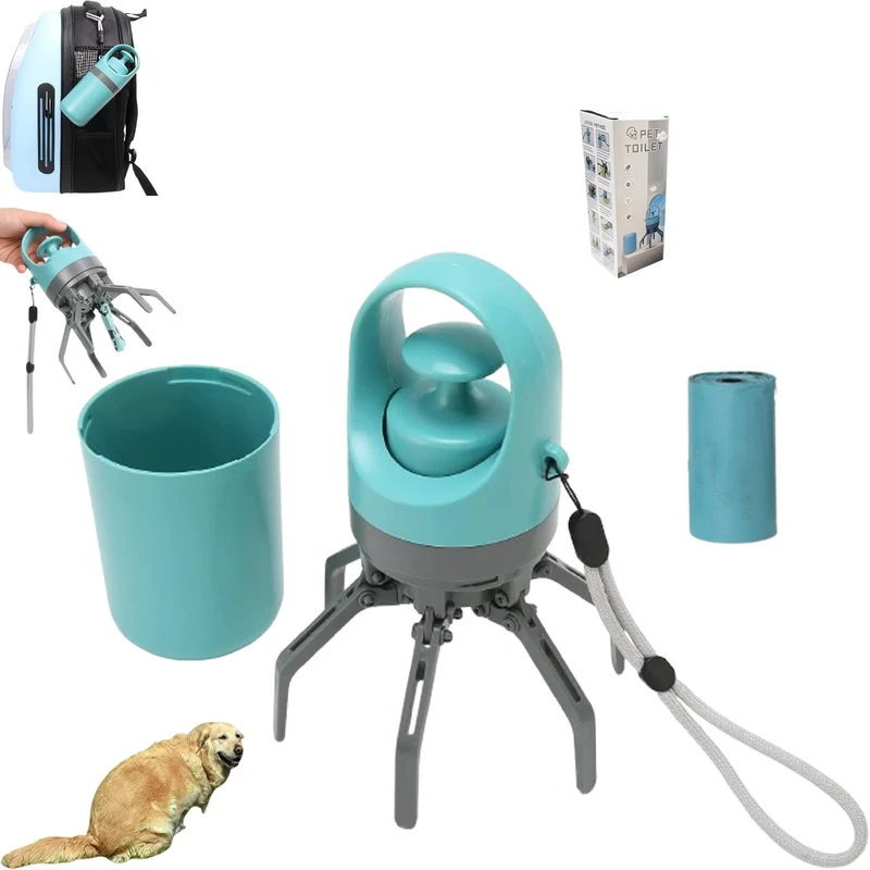 Ramasse-crottes portable pour chiens avec sacs intégrés – 15/60/120 pièces