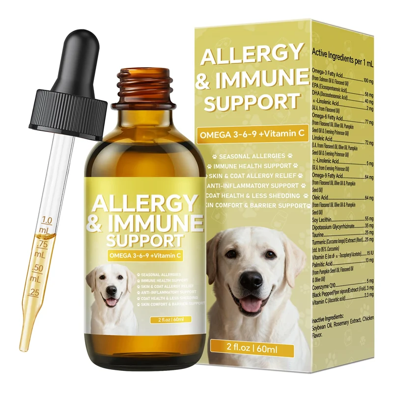GuruAmi Skin & Coat – Complément liquide pour chiens et chats | Soin peau et pelage