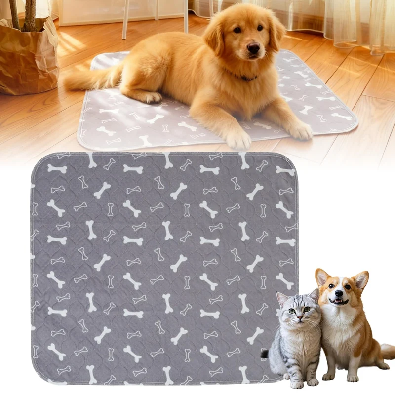 Tapis d'entraînement pour chiots – Tapis réutilisables avec phéromones, lavables et anti-fuite (28 × 32 po)