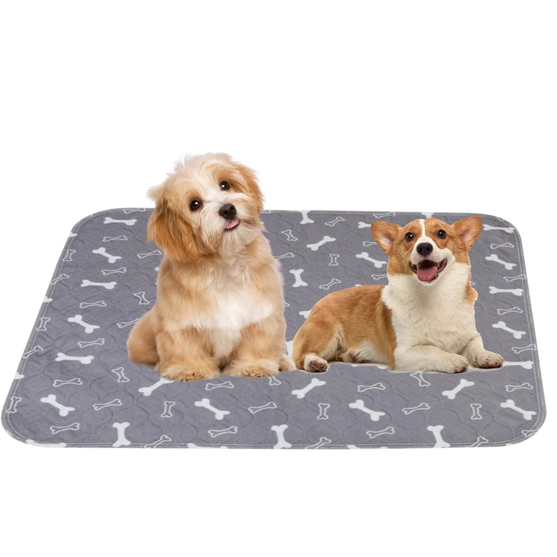 MeiAid PuppyPad – Tapis d'apprentissage réutilisable pour chiens avec phéromones, anti-fuite et anti-dérapant (Grand 28" × 32")